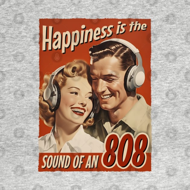 Happiness is the sound of an 808 - Retro Vintage Kick and Bass by Dazed Pig